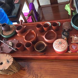 bàn trà khay trà gỗ hương