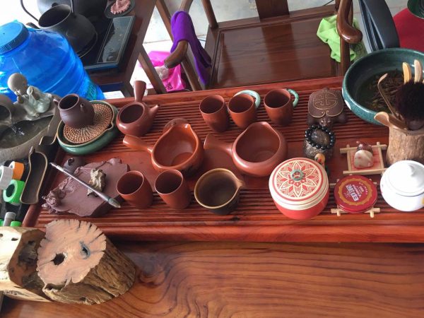 bàn trà khay trà gỗ hương